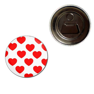 Heart Pattern - Fridge Magnet Bottle Opener Heart Pattern - Fridge Magnet Bottle Opener