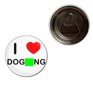 I Love Dogging - Fridge Magnet Bottle Opener I Love Dogging - Fridge Magnet Bottle Opener