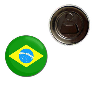 Brazil Flag - Fridge Magnet Bottle Opener Brazil Flag - Fridge Magnet Bottle Opener