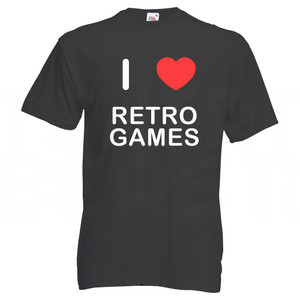 I Love Retro Games | T Shirt I Love Retro Games | T Shirt