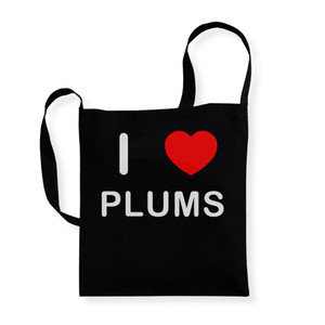 I Love Plums - Cotton Sling Bag