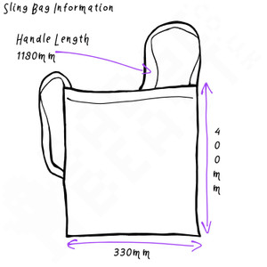 I Love My Teacher - Cotton Sling Bag I Love My Teacher - Cotton Sling Bag