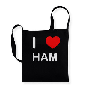 I Love Ham - Cotton Sling Bag I Love Ham - Cotton Sling Bag