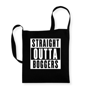 Straight Outta Boggers - Cotton Sling Bag Straight Outta Boggers - Cotton Sling Bag