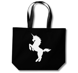 Unicorn Silhouette - Cotton Shopping Bag