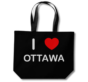 I Love Ottawa - Cotton Shopping Bag