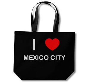 I Love Mexico City - Cotton Shopping Bag I Love Mexico City - Cotton Shopping Bag