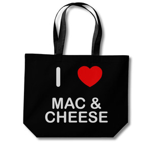 I Love Mac N Cheese - Cotton Shopping Bag I Love Mac N Cheese - Cotton Shopping Bag