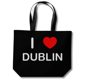 I Love Dublin - Cotton Shopping Bag I Love Dublin - Cotton Shopping Bag