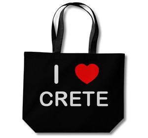 I Love Crete - Cotton Shopping Bag I Love Crete - Cotton Shopping Bag