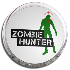 Zombie Hunter - Fridge Magnet Memo Clip Zombie Hunter - Fridge Magnet Memo Clip