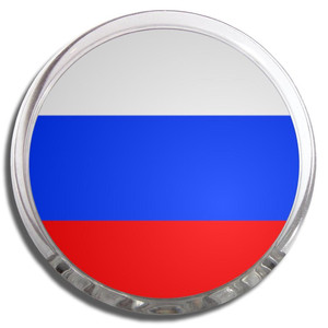 Russia Flag - Fridge Magnet Memo Clip