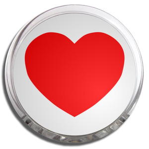 Heart - Fridge Magnet Memo Clip Heart - Fridge Magnet Memo Clip