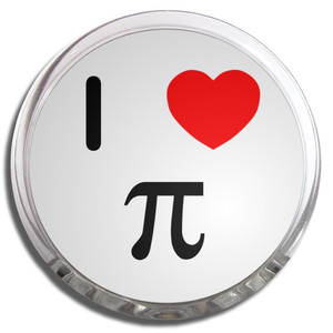 I Love Pi - Fridge Magnet Memo Clip