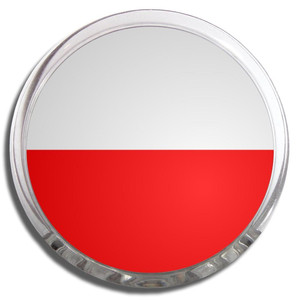Poland Flag - Fridge Magnet Memo Clip