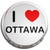 I Love Ottawa - Fridge Magnet Memo Clip
