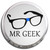 Mr Geek - Fridge Magnet Memo Clip