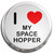 I Love My Space Hopper - Fridge Magnet Memo Clip