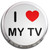 I love My Tv - Fridge Magnet Memo Clip I love My Tv - Fridge Magnet Memo Clip