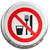 No Food or Drink - Fridge Magnet Memo Clip