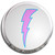 Lightning Bolt Pink - Fridge Magnet Memo Clip