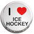I Love Ice Hockey - Fridge Magnet Memo Clip