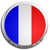 France Flag - Fridge Magnet Memo Clip