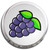 Fruit Machine Grapes - Fridge Magnet Memo Clip