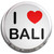 I Love Bali - Fridge Magnet Memo Clip