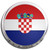 Croatia Flag - Fridge Magnet Memo Clip