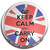 UK Keep Calm and Carry On - Fridge Magnet Memo Clip