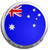 Australia Flag - Fridge Magnet Memo Clip