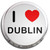I Love Dublin - Fridge Magnet Memo Clip
