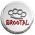 Br00tal Knuckleduster - Fridge Magnet Memo Clip