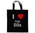 I Love The 50's - Cotton Tote Bag