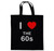 I Love The 60's - Cotton Tote Bag