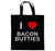 I Love Bacon Butties - Cotton Tote Bag