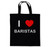 I Love Baristas - Cotton Tote Bag