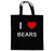 I Love Bears - Cotton Tote Bag