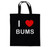 I Love Bums - Cotton Tote Bag
