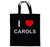 I Love Carols - Cotton Tote Bag