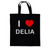 I Love Delia - Cotton Tote Bag