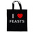 I Love Feasts - Cotton Tote Bag I Love Feasts - Cotton Tote Bag