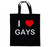 I Love Gays - Cotton Tote Bag