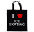 I Love Ice Skating - Cotton Tote Bag I Love Ice Skating - Cotton Tote Bag