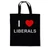 I Love Liberals - Cotton Tote Bag