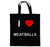 I Love Meatballs - Cotton Tote Bag