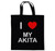 I Love My Akita - Cotton Tote Bag I Love My Akita - Cotton Tote Bag