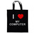 I Love My Computer - Cotton Tote Bag