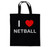 I Love Netball - Cotton Tote Bag